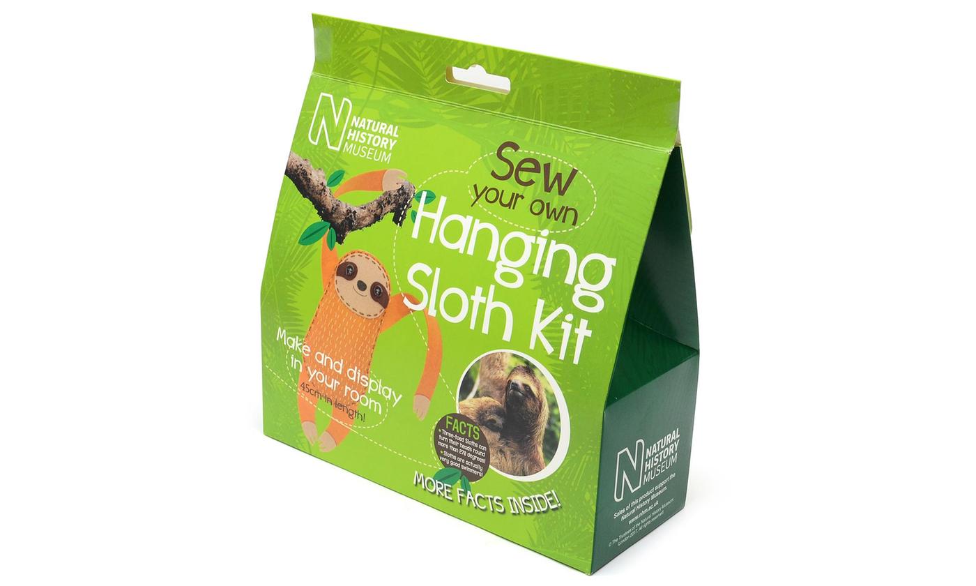 Natural History Museum - Sew Your Own Hanging Sloth Kit